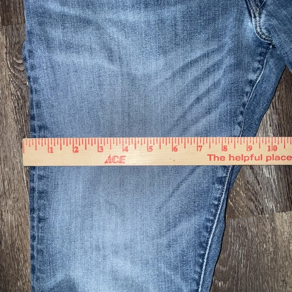 Polo Ralph Lauren Men's Distressed Blue Jeans 36x32 ( Fits 36x30)